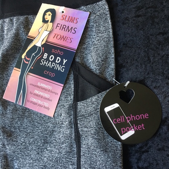 SOHO FORM FITTING, BODY-SHAPING WORKOUT BOTTOMS - Picture 6 of 8